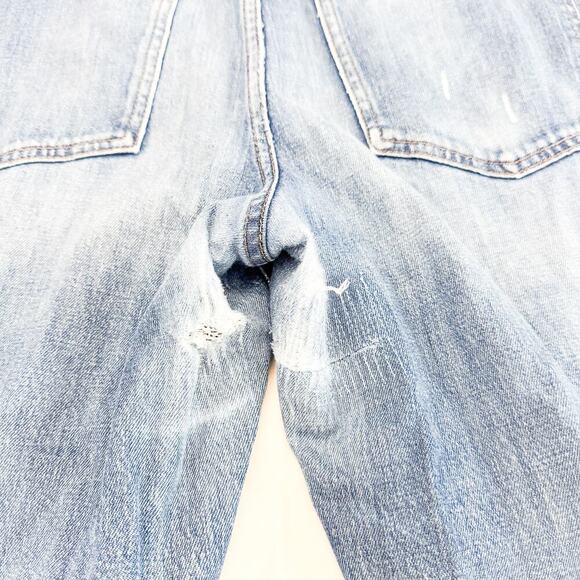 Madewell The Perfect Vintage Crop Jean Zip Fly Ripped at Knee Size 31 - Picture 4 of 9